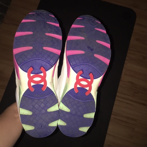 Chanel multi color sneakers - Picture 7 of 8